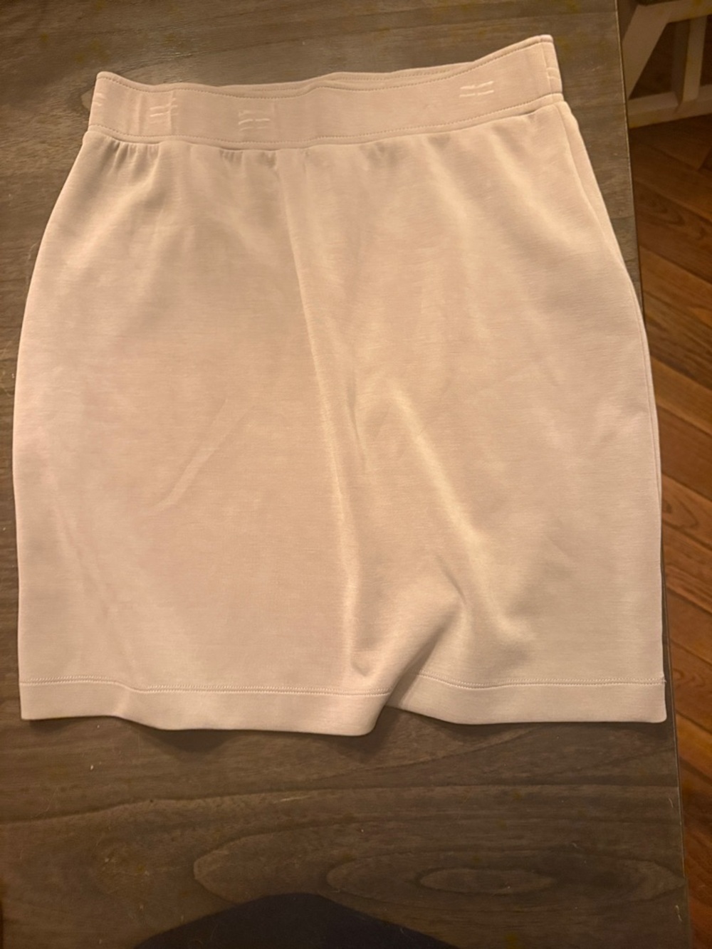 Cable & Gauge Neutral Cream Stretch  Sport Skirt